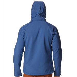 Blouson Bomber Homme Gris Haut de Gamme avec Col Montant Enduit, Capuche, Hiver, Résistant à l'Eau, Softshell, Fermeture Éclair Intégrale, Poches Avant Inférieures - Product Image 4