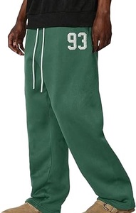 Heavyweight Streetwear Gym Hip Hop Sports Jogger 400 Gsm <b>Oversized</b> Stacked Double Waist Baggy <b>Sweatpants</b> - Product Image 5