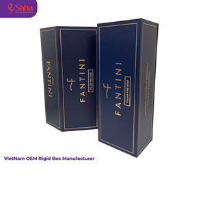 Fabricant OEM au Vietnam, boîte à vin personnalisée de haute qualité, boîte cadeau rigide en papier de luxe pour vin et spiritueux - Product Image 6