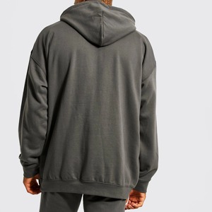 ODM Oversize Tracksuit Stacked Pant for Custom Logo Acid Wash Breathable Windproof Eco-Friendly Hooded Casual Sportswear - Product Image 2