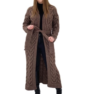 Cardigan en tricot ample pour femme, confortable, doux, chaud, décontracté, pour l'hiver, à manches longues, style superposé - Product Image 1