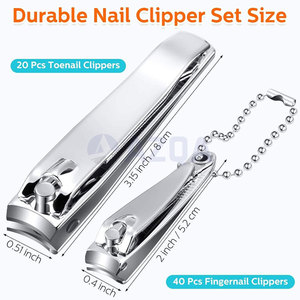 Coupe-ongles pour bébé en acier inoxydable à lame courbée avec lime, qualité supérieure, vente en gros, fabriqué au Pakistan - Product Image 6