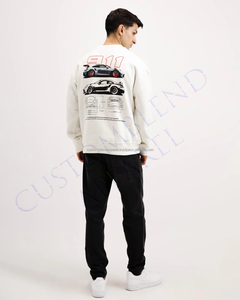 Hombres superventas Super suave Ultra cómodo bolsillo pantalla impresa gota hombro sudaderas con capucha y sudaderas al por mayor - Product Image 3
