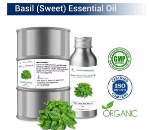 Huile Essentielle de Basilic Doux Aethon International (PEEL) 1 L Pur Naturel Biologique Distillée à la Vapeur pour Tous Types de Peau Spa - Product Image 2