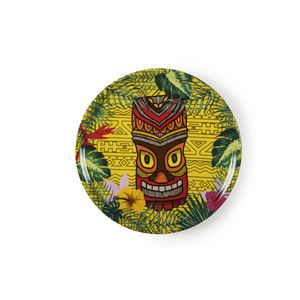 Ensemble de 6 assiettes à pizza Excelsa en porcelaine Amalfi 31 cm multicolores, vaisselle de fête - Product Image 2