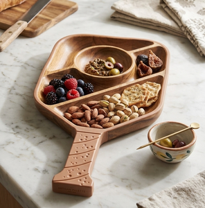 Bandeja de Servir de Madera, Tabla de Servir Moderna para Cocina, Tabla de Servir Decorativa - Product Image 2