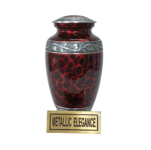 Urna de cremación para cenizas de adultos, suministros funerarios hechos a mano, el mejor precio, urnas de cremación de Metal grabadas - Product Image 1