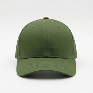 Gorra de Béisbol Color Verde Oliva, Gorra Regular para Mujer, Estilo Informal, para Uso Diario, Elegante y Adaptable, de Algodón que Absorbe el Sudor - Product Image 1
