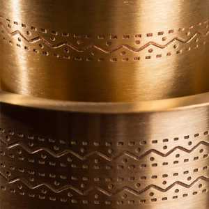 Juego de Dabara de Latón Lavie Creations, Moderno y Ecológico, para Servir Café y Té Filtrado, Acabado en Latón, Taza de Café, Utensilios de Cocina - Product Image 5