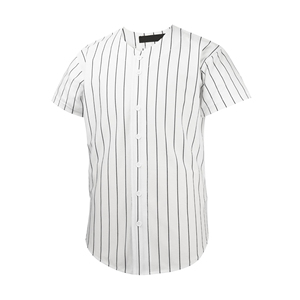 Camiseta de Béisbol Personalizada de Primera Calidad con Rayas, Uniforme de Equipo Personalizado, Venta al Por Mayor de Fábrica, Camiseta de Béisbol de Secado Rápido - Product Image 1