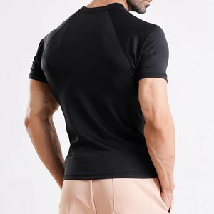 Unisex Gym Training Workout Athletic Running Solid Knitted Cotton <b>Men's</b> <b>Compression</b> T-<b>Shirt</b> Sports Fitness <b>Compression</b> T <b>shirts</b> - Product Image 2