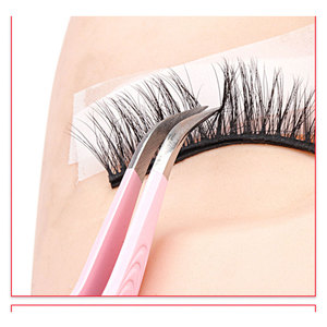 Pinzas para Pestañas de Acero Inoxidable con Logotipo Personalizado, Coloridas y de Diferentes Grosores, Herramientas para Pestañas, Aplicador de Pestañas, Venta al Por Mayor - Product Image 5