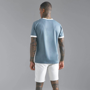 Summer Set Two Piece Knitted Polyester/Cotton Breathable Eco-Friendly OEM Service <b>Dress</b> Women Men Plus Size Relaxed Fit <b>Sweat</b> - Product Image 4