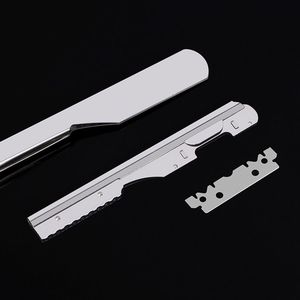 Professional Barber Folding Shaving <b>Razor</b> Gold <b>Single</b> Half <b>Blade</b> Straight Edged <b>Razors</b> with Custom Logo - Product Image 3