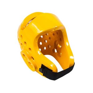 Protector de Cabeza de Boxeo Amarillo Personalizado con Protector Facial de PU, Casco Protector Transpirable - Product Image 1