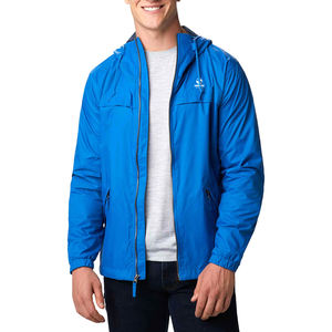 Veste matelassée imperméable et coupe-vent pour homme grande taille, avec garniture en fourrure de mouton, tissu tricoté, logo et couleur personnalisés, OEM/ODM - Product Image 1