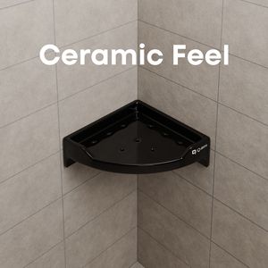 Support d'angle de 12 pouces avec étagères réglables en hauteur, organisateur de salle de bain pour les flacons de soins de la peau de grande taille et les articles de toilette volumineux - Product Image 3