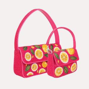 Sac à bandoulière brodé coloré avec perles, fait main, pour femme, idéal pour les soirées, mariages et comme pochette de soirée - Product Image 3
