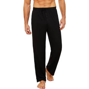 Pijama Recto para Hombre, Tela Transpirable, Color Sólido, Ropa de Dormir Informal a Bajo Precio - Product Image 1