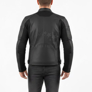 Waterproof Motorbike <b>Jacket</b> For Men With Wind Resistant Fabric And Breathable Inner Lining - Product Image 3