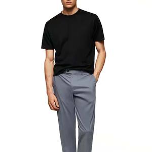 Camiseta para Hombre, la Más Vendida, de Color Sólido, MOQ Bajo, Transpirable, en Oferta, de Alta Calidad, Ropa Casual al por Mayor para Hombre - Product Image 5