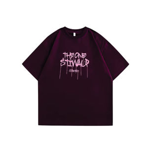 เสื้อเชิ๊ตผู้ชายวินเทจโอเวอร์ไซส์พิมพ์ลายเสื้อเชิ๊ตสีแทนทรงหลวมปักลายสตรีทเสื้อยืดสำหรับผู้สูงอายุ - Product Image 4