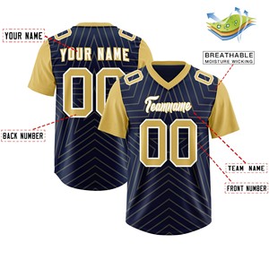 Wholesale American Football Jersey Polyester Mesh Custom Sublimation OEM Private Label Custom Color Supplier Quick Dry - Product Image 2