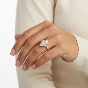 Diamant de laboratoire certifié IGI, taille marquise, 2 carats, DEF VVS, diamant synthétique CVD HPHT, pour bague de fiançailles, bijoux - Product Image 6