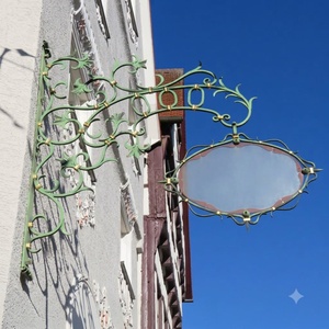 Plaque de porte extérieure moderne de luxe en fer forgé, personnalisée, écologique, résistante aux intempéries, avec numéro de maison en métal, à visser - Product Image 2
