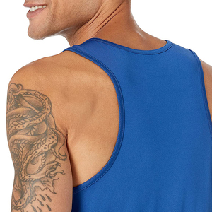 New Men's Cut Off Sleeveless Gym <b>Stringer</b> Tank Top Cotton Hip Hop Muscle Fit <b>Vests</b> Bodybuilding Fitness Clothing Singlets - Product Image 6