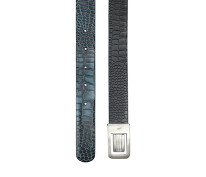 สายเข็มขัดหนังวัวสีขาวแบบสั่งทำพร้อมโลโก้สำหรับผู้ชาย  แบบไม่มีหัวเข็มขัด - Product Image 3