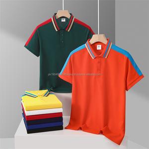 Camiseta Polo Personalizada con Logotipo Bordado para Hombre, con Mangas Cortas a Juego, Camiseta Lisa Personalizable al por Mayor, Envío DDP - Product Image 4