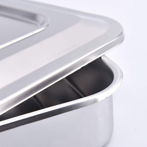 ถาดใส่เครื่องมือทันตกรรมที่ได้รับการรับรองมาตรฐาน CE ถาดใส่เครื่องมือผ่าตัดทางการแพทย์แบบมีฝาปิด สำหรับเครื่องมือผ่าตัดพื้นฐาน ราคาถูก - Product Image 3