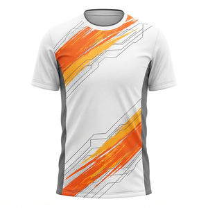เสื้อยืดกีฬาพรีเมียมแบบซับลิเมชั่น ระบายเหงื่อได้ดี ชุดกีฬาประสิทธิภาพสูง พิมพ์ลายตามสั่ง สำหรับออกกำลังกาย วิ่ง ปั่นจักรยาน เล่นฟุตบอล - Product Image 4