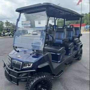 Carrito de Golf Eléctrico de 6 Plazas en Venta, con Autonomía de 50-70 km, Motor de 48V y 4 Frenos de Disco - Product Image 1