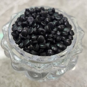 ราคาเม็ดพลาสติก HDPE สีทอง วัตถุดิบสำหรับทำขวดและท่อ เครื่องผลิตเม็ดมาสเตอร์แบทช์สีดำ เม็ดพลาสติกสีดำแบบไม่ทอ รีโปรเซส - Product Image 2