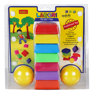 Jeu de Lagori traditionnel à sept pierres en PVC/ABS pour enfants et adultes, idéal pour l'extérieur, l'intérieur, les fêtes en famille, les pique-niques, jouet éducatif - Product Image 2