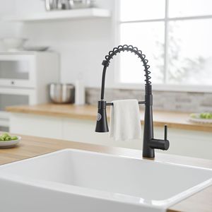 Robinet de cuisine moderne en acier inoxydable 304, produit de haute qualité - Product Image 5