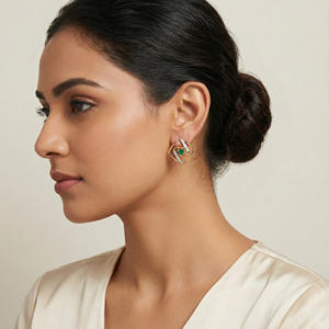 Diamant naturel non monté de 0,08 carat, couleur H I, taille brillant rond, clarté VS SI, blanc, pierre authentique extraite de la terre, pour boucles d'oreilles - Product Image 1