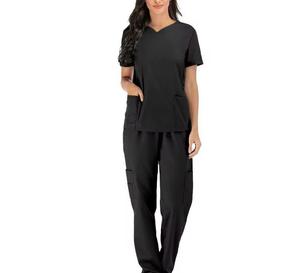 Tenues médicales blanches personnalisées pour hommes et femmes – Ensemble de blouses et pantalons d'infirmiers - Product Image 2