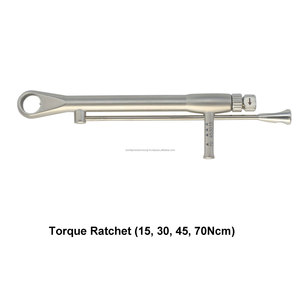 Adaptateur de clé dynamométrique pour implant dentaire T6, tournevis manuel à verrouillage, outil chirurgical en acier inoxydable argenté SURGICAL - Product Image 5