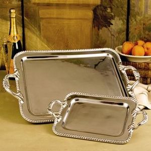 New Design <b>Gold</b> Plated Metal <b>Serving</b> Chocolate <b>Tray</b> for Kitchenware and Tabletop Usage Available in Bulk - Product Image 1