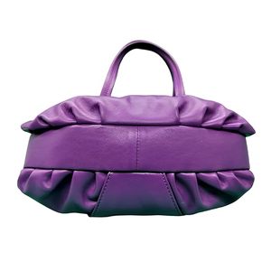 Bolso de Hombro Wriza Fashion Morado de Cuero Genuino para Mujer con Cierre de Cremallera, Diseño Espacioso y Herrajes Metálicos Duraderos - Product Image 5