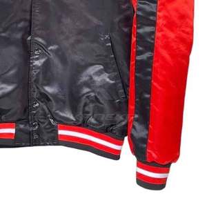 Men's Silk Jackets Stand Eco-Friendly Breathable Lightweight Outerwear Soft Fabric <b>Covered</b> <b>Button</b> Closure Modern Casual Winter - Product Image 2