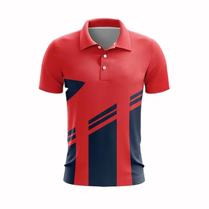 High Quality Customizable Logo Print Adult Cricket Jersey Short Sleeve Quick Dry Customized Logo Colors Polyester Sportswear - Product Image 3