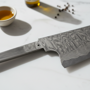 Couteau de Chef Professionnel en Acier Inoxydable Damas Fait Main Durable Écologique Taille Personnalisée Ambidextre Compatible Lave-Vaisselle OEM/ODM - Product Image 4