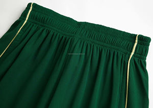 Nouveaux ensembles d'uniformes de basket-ball verts pour hommes, 100% polyester, respirants, protection UV, tenues d'entraînement - Product Image 5