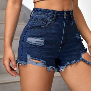 Skinny Sexy Mid Waist Denim Shorts <b>Women</b> Breathable Casual <b>Summer</b> Customizable Design Streetwear - Product Image 6