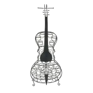 Moderno Soporte de Metal Hecho a Mano para Botellas, Elegante Exhibidor Decorativo de Vino, Proveedor Mayorista de Soportes de Metal Hechos a Mano para Botellas de Vino - Product Image 5