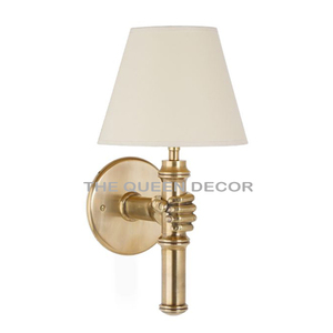 Lampe murale LED en aluminium doré de design luxueux, forme ronde, éclairage pour hôtel, bureau, bibliothèque, salle d'étude. - Product Image 2